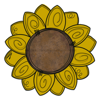 Thumbnail for Sunflower Wood Wreath Sign Mj-W-00062 14‚Äô
