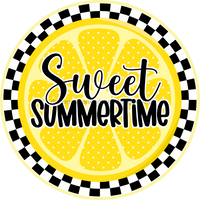 Thumbnail for Sweet Summertime Lemon Sign, DECOE-5269-D, Sign For Wreath, 10