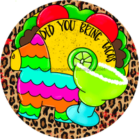 Thumbnail for Wreath Sign, Taco Tuesday Sign, Pinata, 10