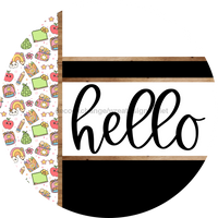 Thumbnail for Teacher Door Hanger, Hello Door Hanger, DCO-01977-DH, 18