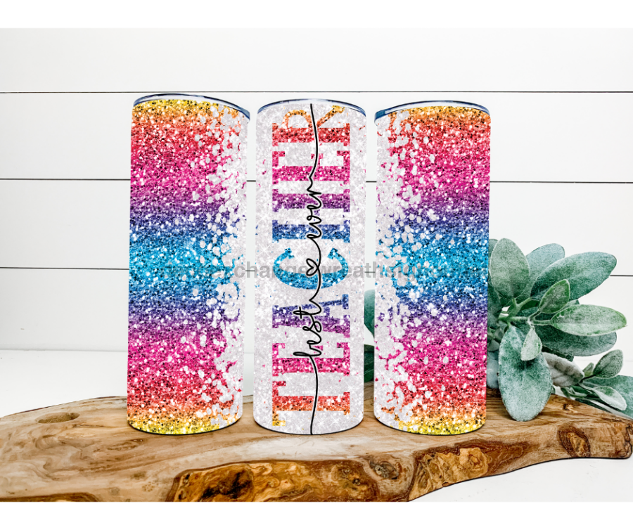 Teacher Tumbler, 20 oz Skinny Tumbler - DECOETUMBLER-179