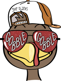 Thumbnail for Thanksgiving Boy Turkey 22" Wood Door Hanger - DECOE-W-158-DH