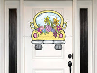 Thumbnail for Truck Sign Floral Spring Wood Sign Door Hanger Decoe-W-137 22