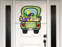 Thumbnail for Truck Sign Mardi Gras Louisiana Wood Sign Door Hanger Decoe-W-406 22