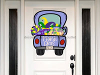 Thumbnail for Truck Sign Mardi Gras Louisiana Wood Sign Door Hanger Decoe-W-407 22