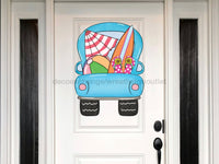 Thumbnail for Truck Sign Summer Beach Wood Sign Door Hanger Decoe-W-130 22