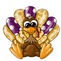 Thumbnail for Turkey Sign, Plum and Gold Turkey, Fall Sign, Autumn Sign, wood sign, PCD-W-032 - DecoExchange¬Æ
