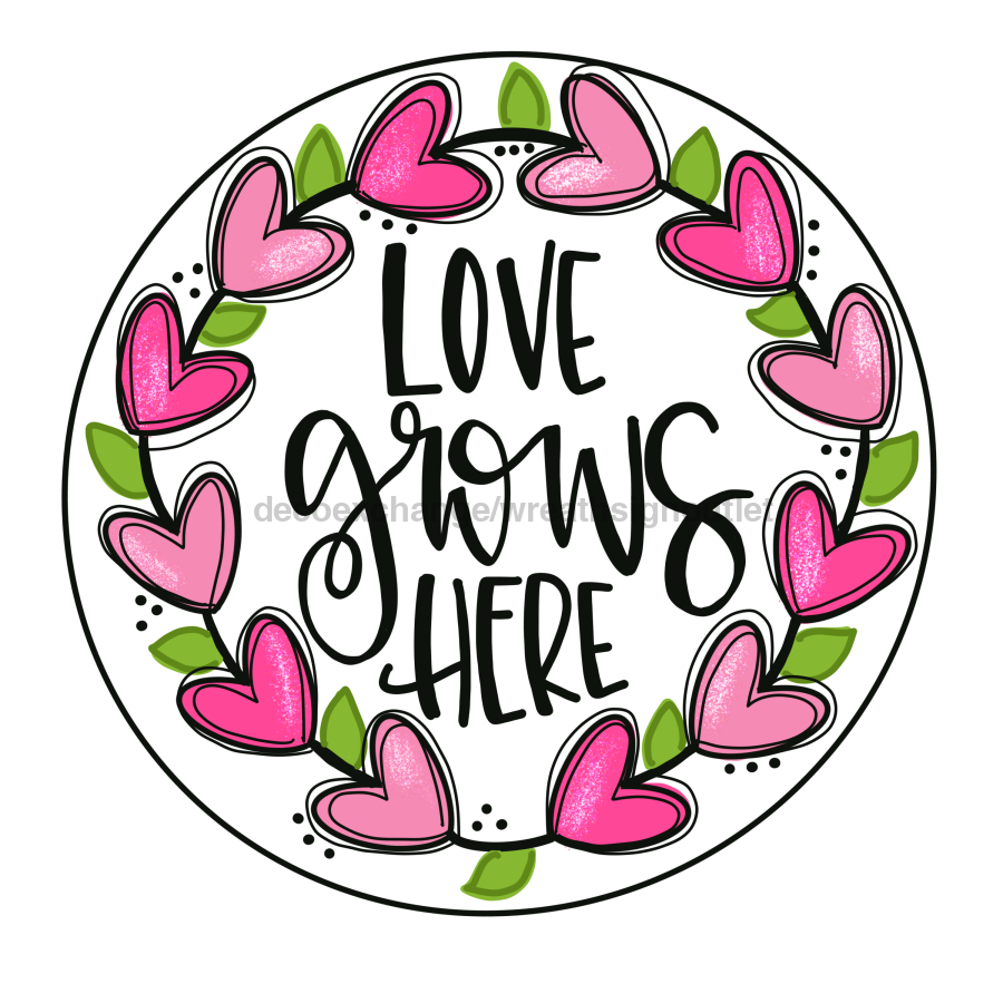 Valentine Door Hanger Mj-W-00039 22‚Äô Wood