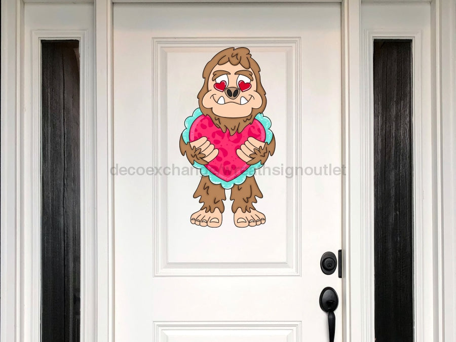 Valentine Sign Big Foot Wood Sign Cr-W-106-Dh 22 Door Hanger