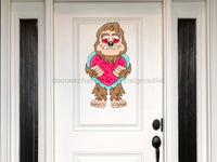 Thumbnail for Valentine Sign Big Foot Wood Sign Cr-W-106-Dh 22 Door Hanger