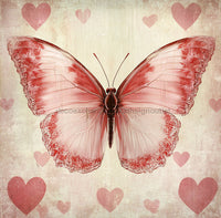 Thumbnail for Valentine Sign, Butterfly Sign, DCO-02251, Sign For Wreath, 10x10 Metal Sign