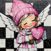Thumbnail for Valentine Sign Cupid Dco-02130 For Wreath 10X10’’ Metal