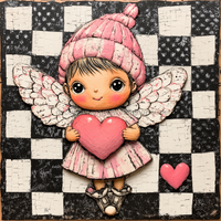 Thumbnail for Valentine Sign Cupid Dco-02136 For Wreath 10X10’’ Metal