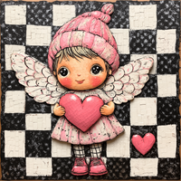 Thumbnail for Valentine Sign Cupid Dco-02137 For Wreath 10X10’’ Metal