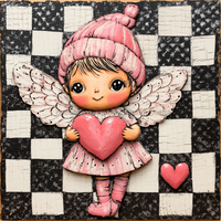 Thumbnail for Valentine Sign Cupid Dco-02139 For Wreath 10X10’’ Metal