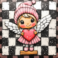 Thumbnail for Valentine Sign Cupid Dco-02142 For Wreath 10X10’’ Metal