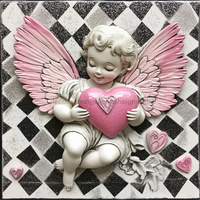 Thumbnail for Valentine Sign Cupid Dco-02143 For Wreath 10X10’’ Metal