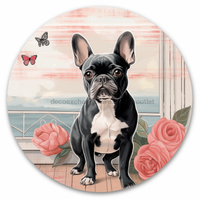 Thumbnail for Valentine Sign, Dog Sign, DCO-00880, Sign For Wreath, 10