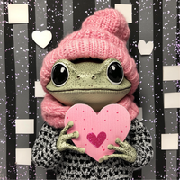 Thumbnail for Valentine Sign, Frog Sign, DCO-02199, Sign For Wreath, 10x10 Metal Sign