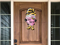 Thumbnail for Valentine Sign Gnome Bee Mine Wood Sign Pcd-W-076 22 Door Hanger