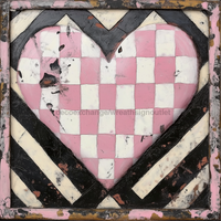 Thumbnail for Valentine Sign Heart Dco-02144 For Wreath 10X10’’ Metal