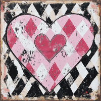 Thumbnail for Valentine Sign Heart Dco-02145 For Wreath 10X10’’ Metal