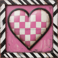 Thumbnail for Valentine Sign Heart Dco-02147 For Wreath 10X10’’ Metal