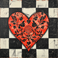 Thumbnail for Valentine Sign Heart Dco-02150 For Wreath 10X10’’ Metal