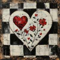 Thumbnail for Valentine Sign Heart Dco-02156 For Wreath 10X10’’ Metal