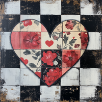 Thumbnail for Valentine Sign Heart Dco-02162 For Wreath 10X10’’ Metal