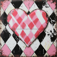 Thumbnail for Valentine Sign Heart Dco-02166 For Wreath 10X10’’ Metal
