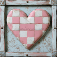 Thumbnail for Valentine Sign Heart Dco-02168 For Wreath 10X10’’ Metal