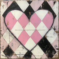 Thumbnail for Valentine Sign Heart Dco-02170 For Wreath 10X10’’ Metal
