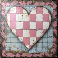 Thumbnail for Valentine Sign Heart Dco-02171 For Wreath 10X10’’ Metal