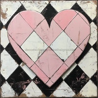 Thumbnail for Valentine Sign Heart Dco-02174 For Wreath 10X10’’ Metal