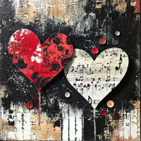 Thumbnail for Valentine Sign, Heart Sign, DCO-02222, Sign For Wreath, 10x10 Metal Sign