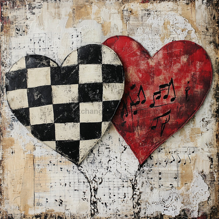 Valentine Sign, Heart Sign, DCO-02235, Sign For Wreath, 10x10 Metal Sign