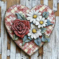 Thumbnail for Valentine Sign, Heart Sign, DCO-02272, Sign For Wreath, 10x10 Metal Sign