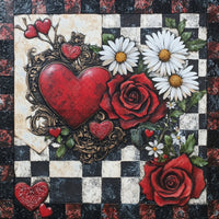 Thumbnail for Valentine Sign, Heart Sign, DCO-02278, Sign For Wreath, 10x10 Metal Sign