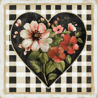 Thumbnail for Valentine Sign, Heart Sign, DCO-02310, Sign For Wreath, 10x10 Metal Sign