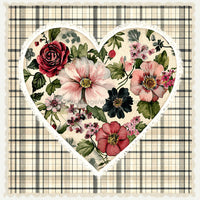 Thumbnail for Valentine Sign, Heart Sign, DCO-02312, Sign For Wreath, 10x10 Metal Sign