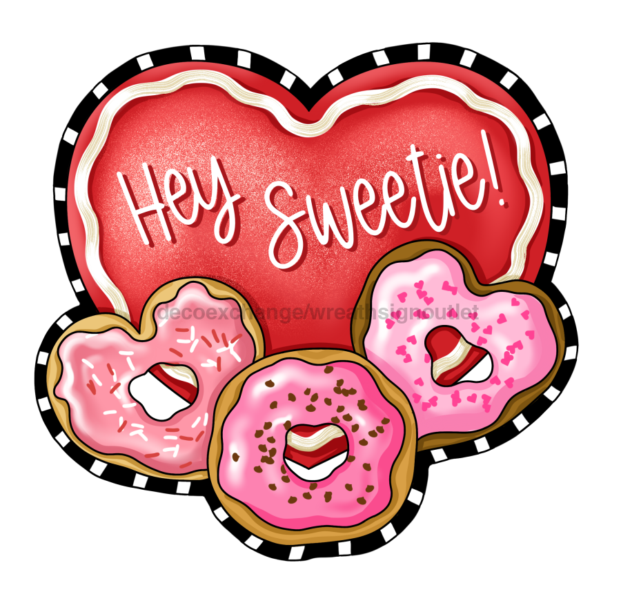 Valentine Sign, Heart Sign, PCD-W-160-DH, 22" Door Hanger