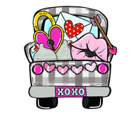 Thumbnail for Valentine Sign, Valentine Truck, Love Sign, wood sign, CR-W-066 - DecoExchange¬Æ