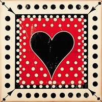 Thumbnail for Valentine Vintage 10x10" Metal Wreath Sign - OAW-0013