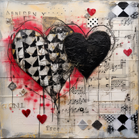Thumbnail for Valentine Vintage 10x10" Metal Wreath Sign - OAW-0017