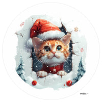 Thumbnail for 3D BREAKTHROUGH CAT V2017 10.5" Vinyl Wreath Sign - UTIC-VINYL-V2017