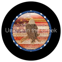 Thumbnail for BALD EAGLE WE THE PEOPLE 4TH OF JULY PATRIOTIC USA EVERYDAY 10.5" Vinyl Wreath Sign - UTIC-VINYL-V1211
