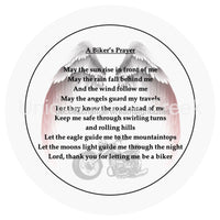 Thumbnail for BIKER'S PRAYER EVERYDAY 10.5" Vinyl Wreath Sign - UTIC-VINYL-V1324