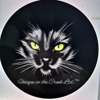 Thumbnail for Black Cat Face Halloween Autumn Fall V502 10.5" Vinyl Wreath Sign - UTIC-VINYL-V502