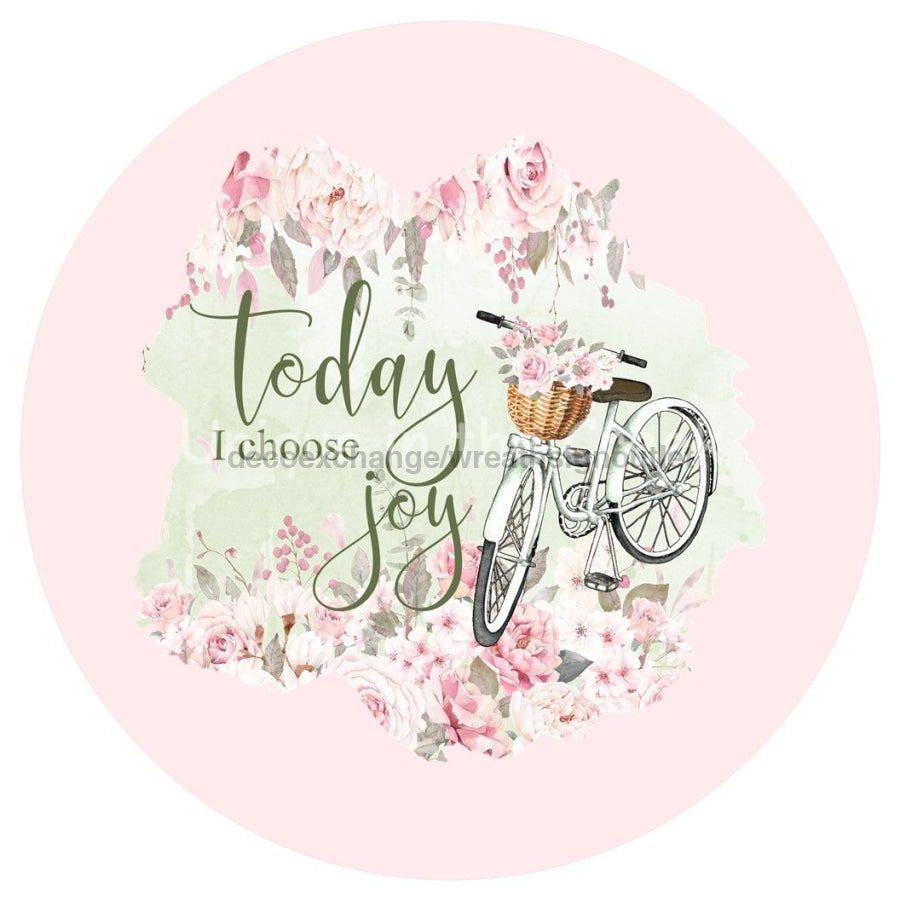 CHOOSE JOY PASTEL EVERYDAY 10.5" Vinyl Wreath Sign - UTIC-VINYL-V1076
